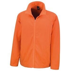 Result Core Mens Micron Anti Pill Fleece Jacket / Orange